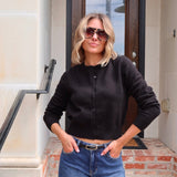 Midnight Hour Cardigan - Black