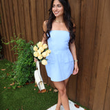 Strut In Style Romper- Gingham
