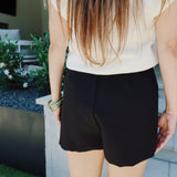 On The Go Mini Skort- Black