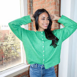 Piper Cardigan - Kelly Green
