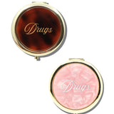 Hand-painted Drugs Handbag Hero Pill Compact: Tortoise