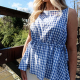 Picnic Hour Tank - Blue