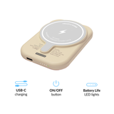 Wireless Phone Charger - Nude Leopard
