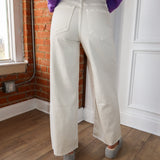 Scissor Cut Wide Leg Jeans