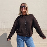 Piper Cardigan - Chocolate