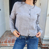 Midnight Hour Cardigan - Heather Grey