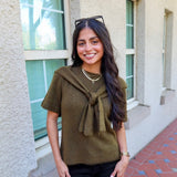 Prep Cool Sweater - Olive