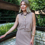 Mustang Gingham Skirt