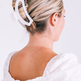 Open Hair Clip | Large | Coconut White
