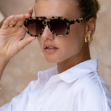 Voyager Sunglasses: Milky Tortoise