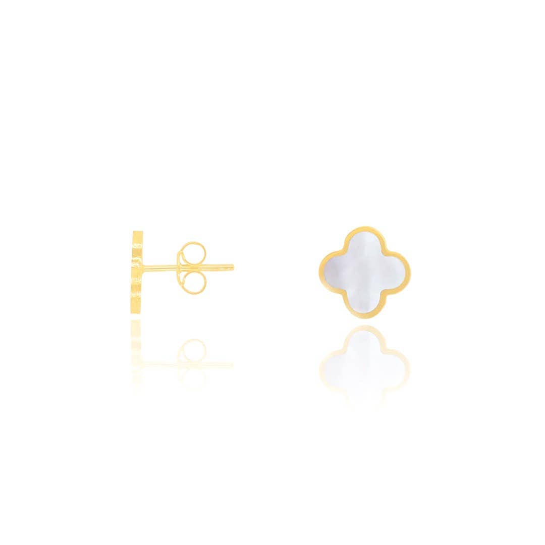 Pearl Clover Stud Earrings - Keepsake