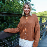 Piper Cardigan - Rust