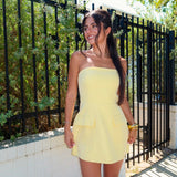 Strut In Style Romper- Butter
