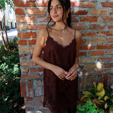 Jeiel Satin Pant - Brown