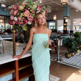 Ripple Effect Maxi Dress - Seafoam