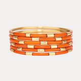 Veda Bangles - Burnt Orange