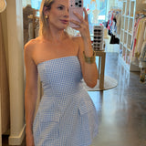 Strut In Style Romper- Gingham