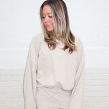 Easy Days Striped Top- Tan