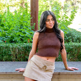 Suede Awakening Skirt