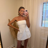 Strut In Style Romper- White