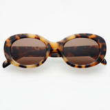 Aria Sunglasses: Milky Tortoise