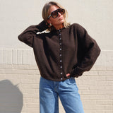 Piper Cardigan - Chocolate