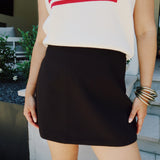 On The Go Mini Skort- Black