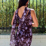 Shadow Bloom Maxi Dress