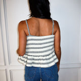 Striped & Structured Top