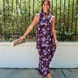 Shadow Bloom Maxi Dress