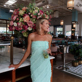 Ripple Effect Maxi Dress - Seafoam