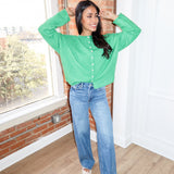 Piper Cardigan - Kelly Green