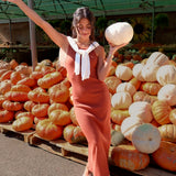 Soft Cedar Rib Knit Midi Dress
