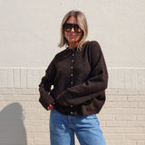 Piper Cardigan - Chocolate