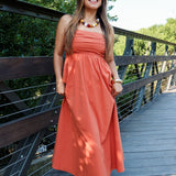 Daydream Maxi Dress - Rust