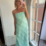 Ripple Effect Maxi Dress - Seafoam