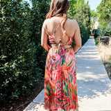 Sunset Ridge Pleated Midi Dress