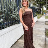 Espresso Drift Maxi Dress