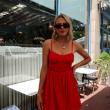 Lannie Shirred Mini Dress