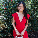 Crimson Crush Mini Dress