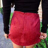 Lian Mini Suede Skirt