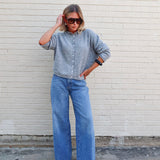 Piper Cardigan - Heather Grey