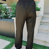 Lyra Linen Pants - Black