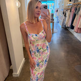 Celina Mesh Midi Dress