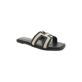 Billini: Gordy Sandal - Black/Linen