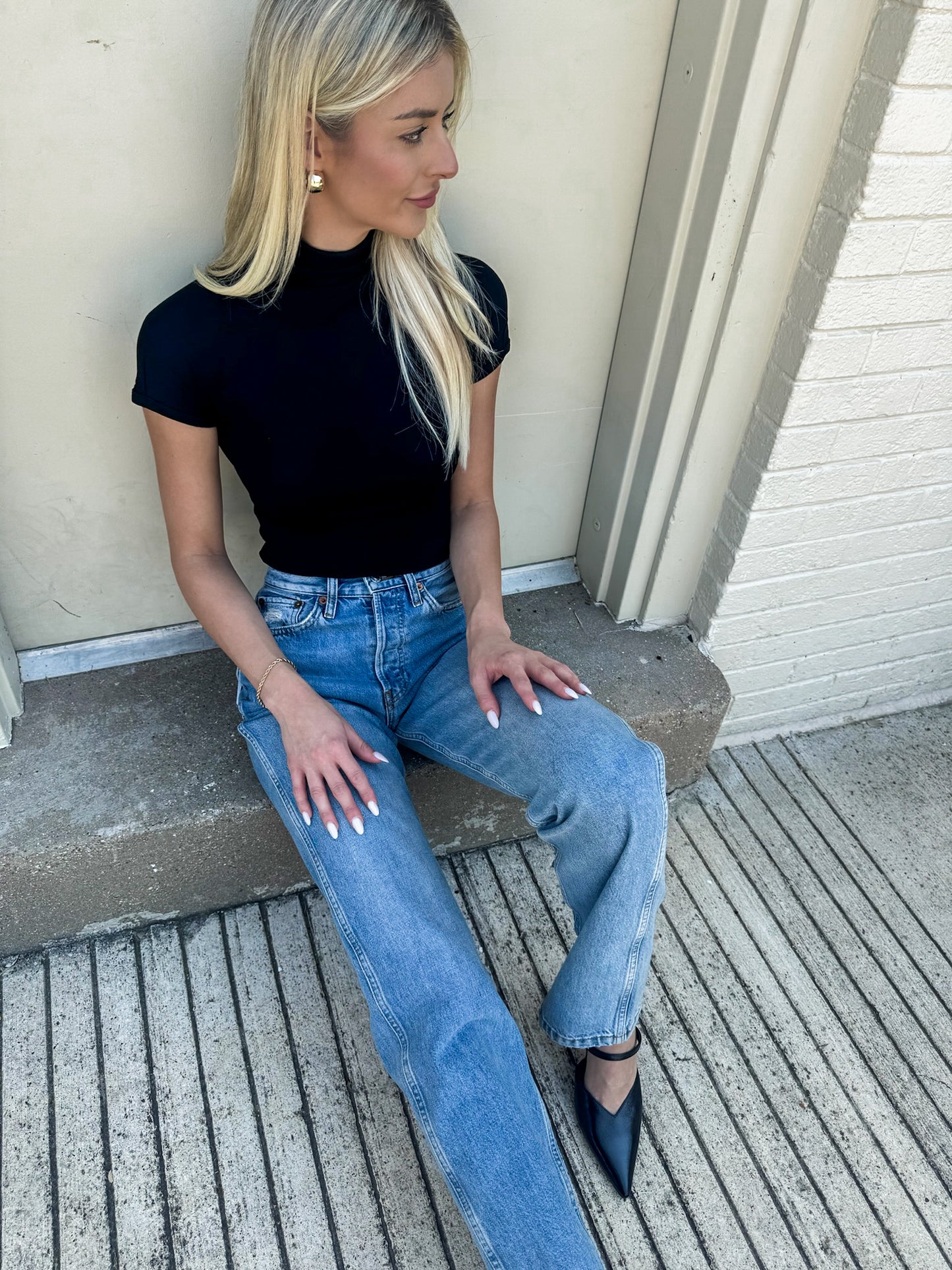 90's High Rise Loose Denim