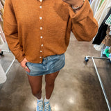 Piper Cardigan - Rust