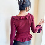 Elena Sweater - Burgundy - Keepsake