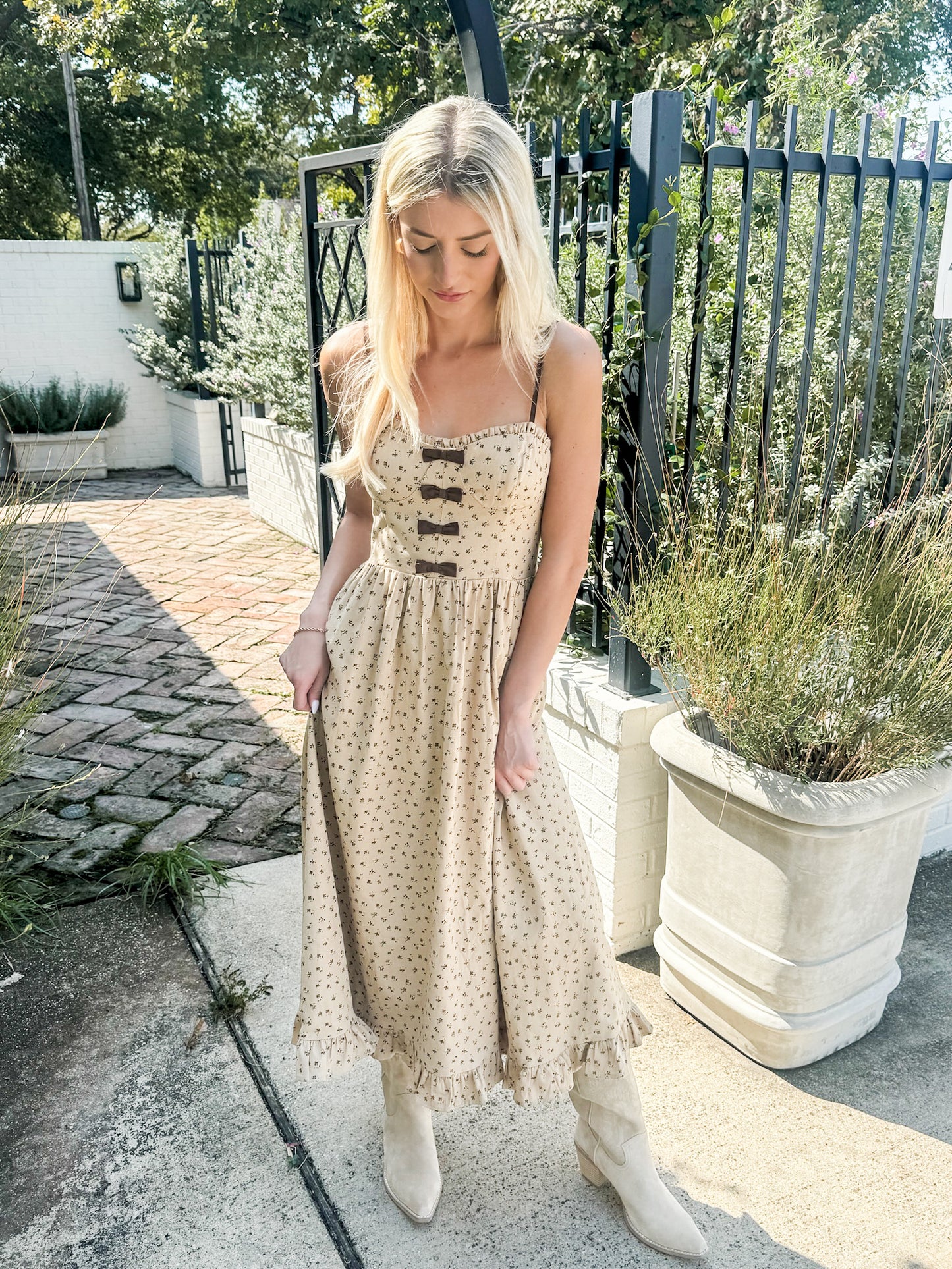 Autumn Breeze Midi Dress