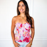 Summer Bloom Peplum Top